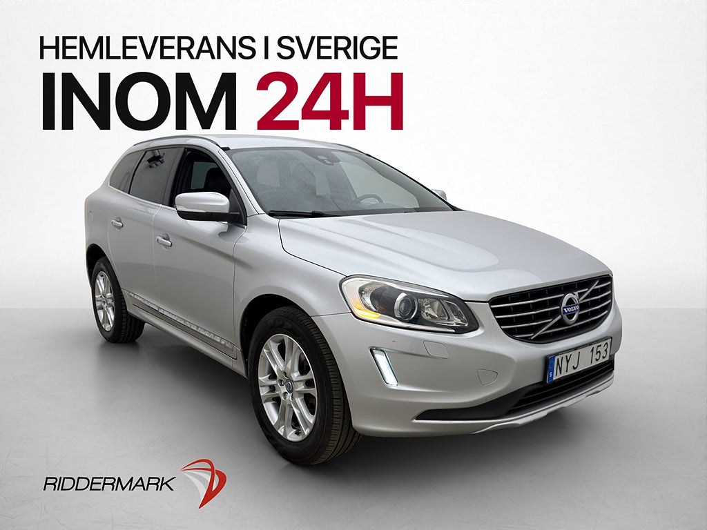 Volvo XC60 D4 AWD Summum Drag Skinn Värmare P-Sensorer