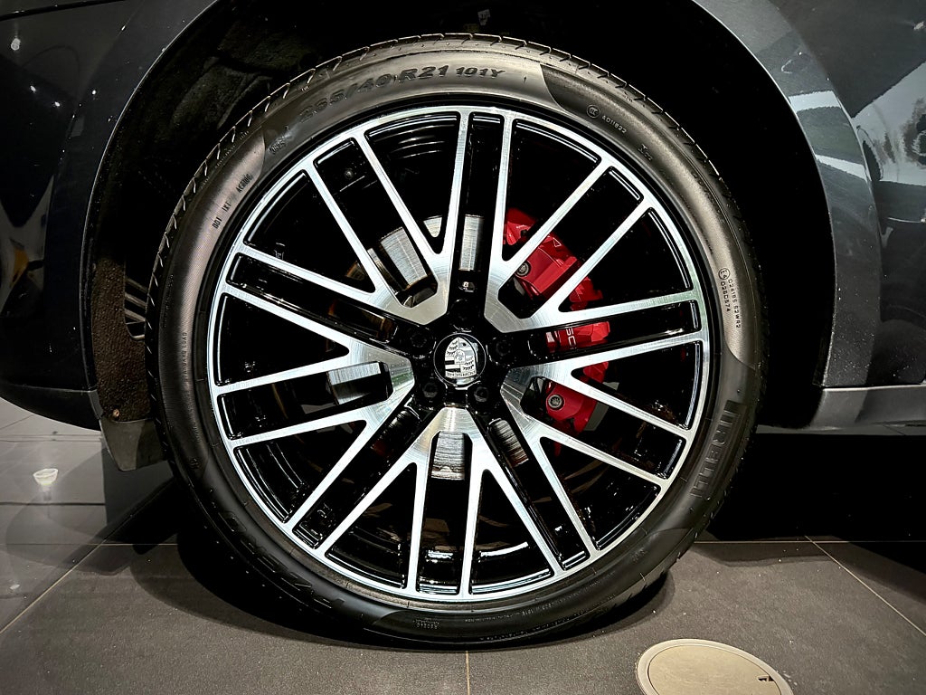 Porsche Macan S PDK 380hk Sport Chrono Glastak Värmare Läder Drag - bild 11