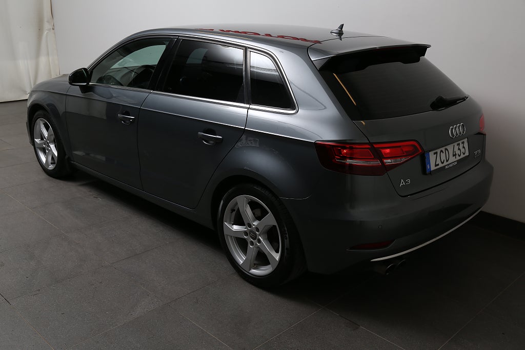 Audi A3 2,0 TFSI 190hk Quattro S Tronic Proline Sportback 2018