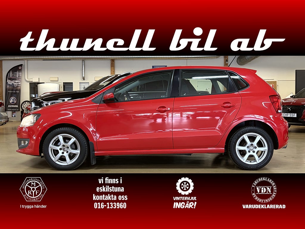 Volkswagen Polo 5-d 1.4 MPI Masters 86HK-VHJUL-NYBESIKTAD-LÅGA MIL