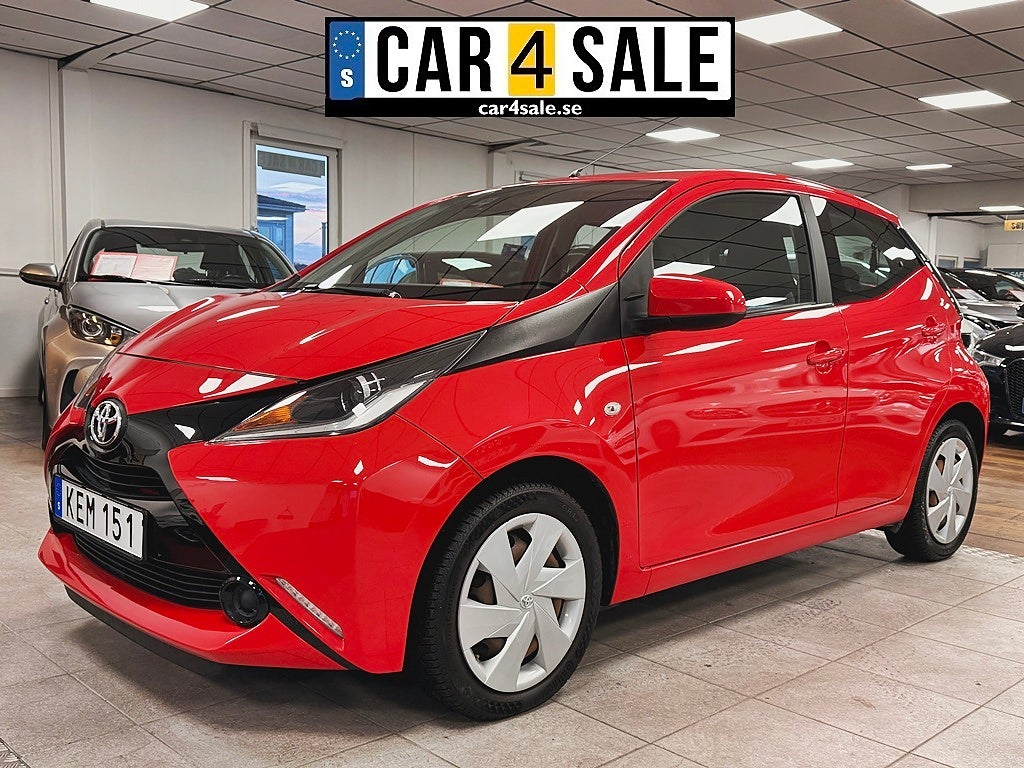 Toyota Aygo 5-dörrar 1.0 VVT-i X-PLAY Touch Euro 6| 0% Ränta