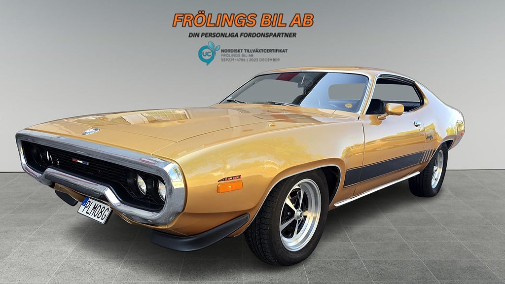 Plymouth Satellite Sebring-Plus 2-dörr Hardtop 318 ROSTFRI FIN