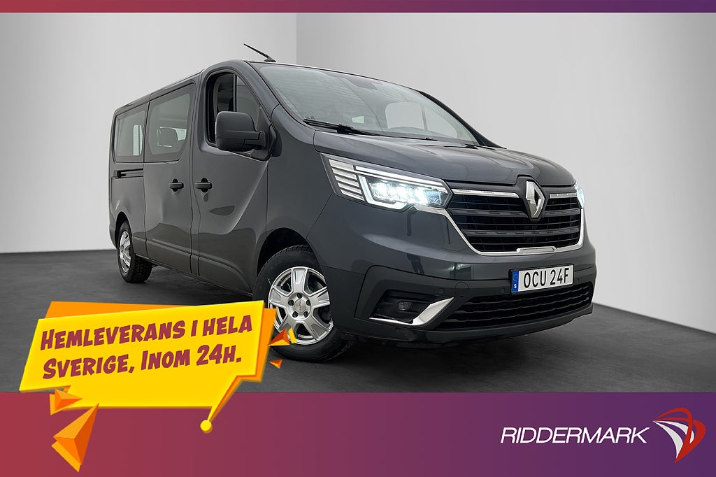 Renault Trafic Grand Kombi 170hk Drag B-Kamera 9-Sits Moms