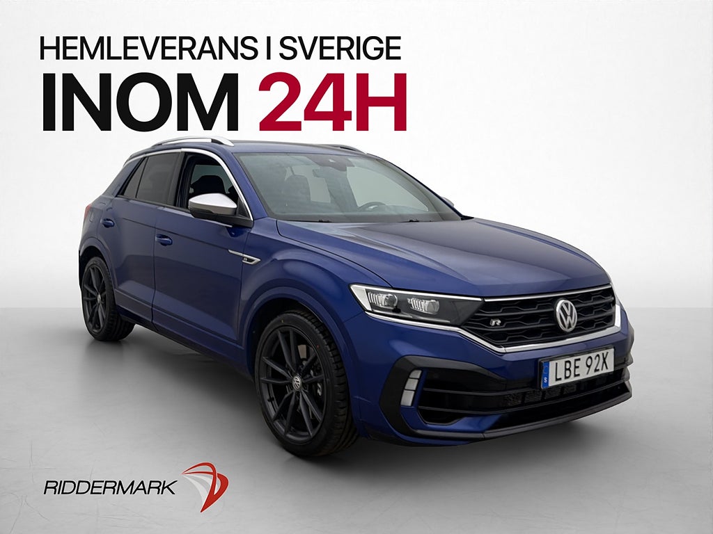 Volkswagen T-Roc R 4M 300hk Cockpit BEATS Akrapovic Dragkrok