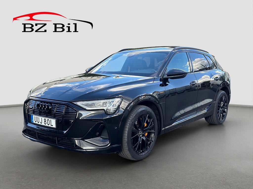 Audi E-Tron 55 Q S line Black B&O Pano Moms 360°