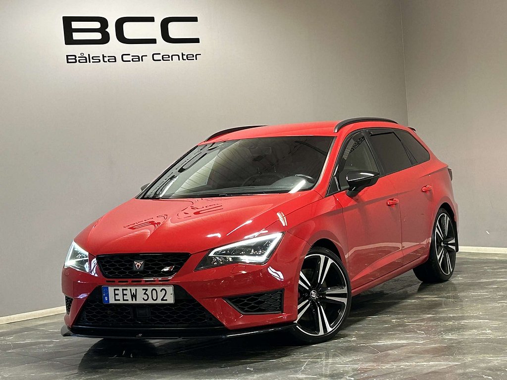 Seat Leon ST Cupra 2.0 TSI Steg 1+ 380hk Maxton Sv-Såld