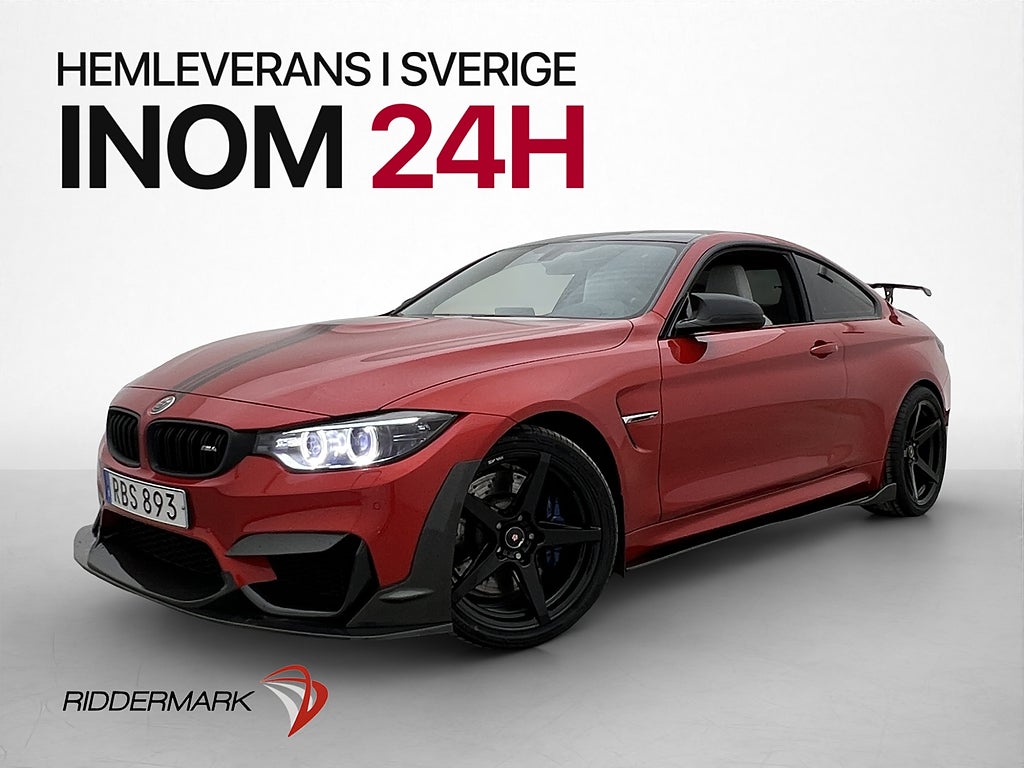 BMW M4 Coupé 431hk HUD Navi Shadow Comfort Läder