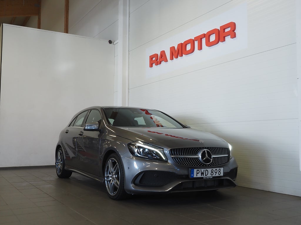 Mercedes-Benz A 180 d 7G-DCT AMG Line Kamera Pano Navi Låga mil 2018