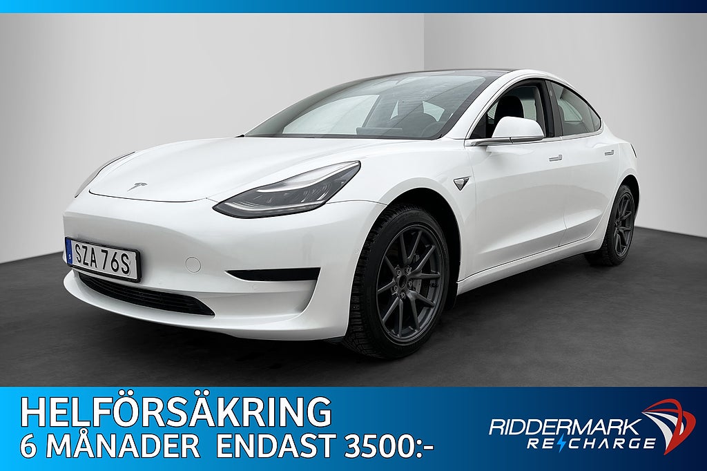 Tesla Model 3 Standard Range Plus Autopilot  Svensksåld