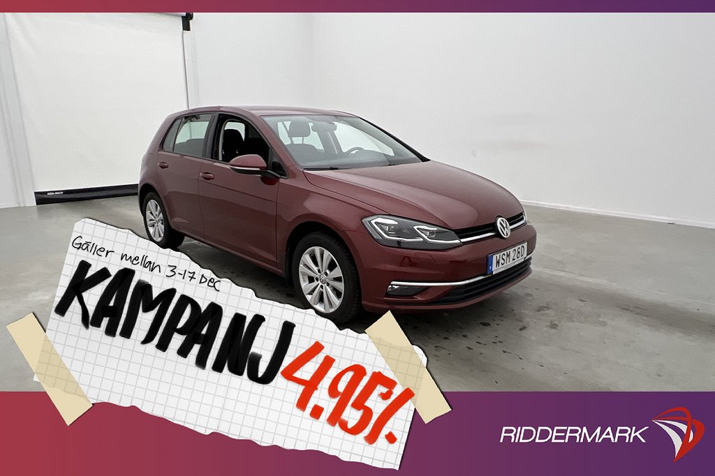 Volkswagen Golf 1.0 TSI 115hk Comfort Värmare 4,95% Ränta