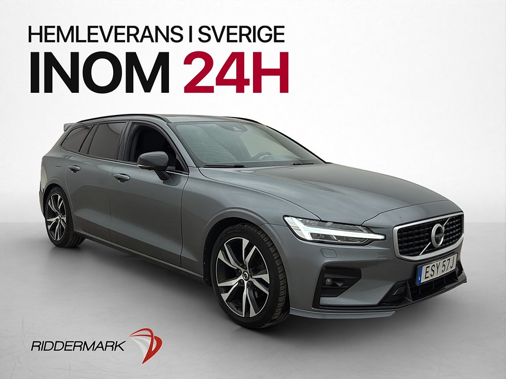 Volvo V60 D4 R-Design Pano H/K VOC Värm 360° Skinn Elstol