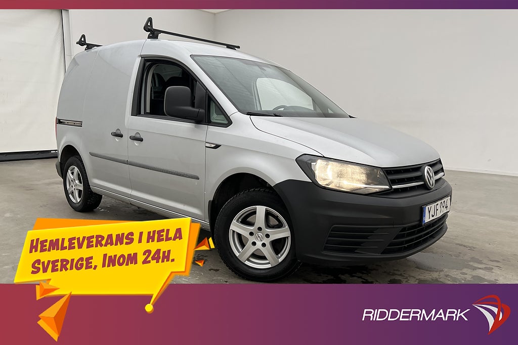 Volkswagen Caddy 2.0TDI Fjärr-Värmare Dragkrok V-Inredd