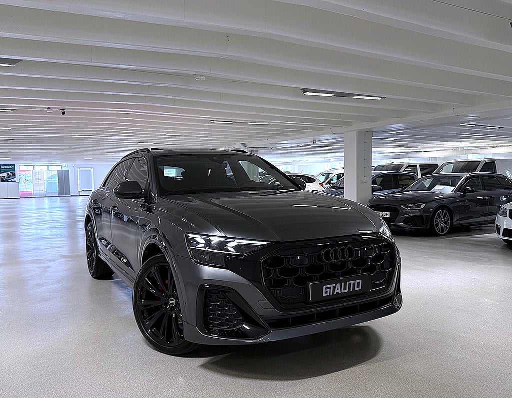 Audi Q8 50 TDI 286hk Q S-line Black line Pano B&O 23" Leasbar Moms