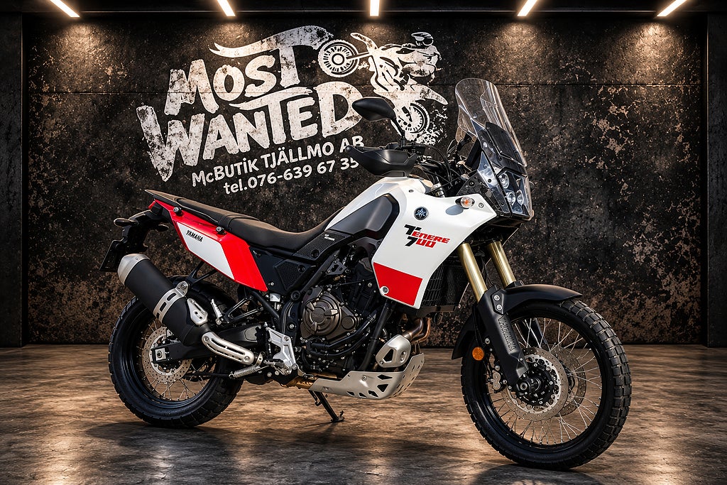 Yamaha Tenere 700 Endast 304mil /Nyskick/ Inbyte /Finansiering 
