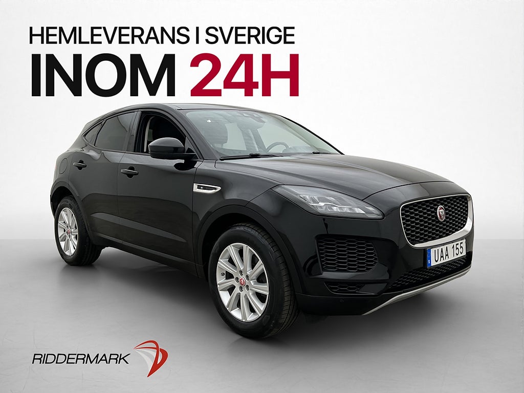 Jaguar E-Pace D150 AWD 0,60l/mil Kamera Skinn Navi CarPlay
