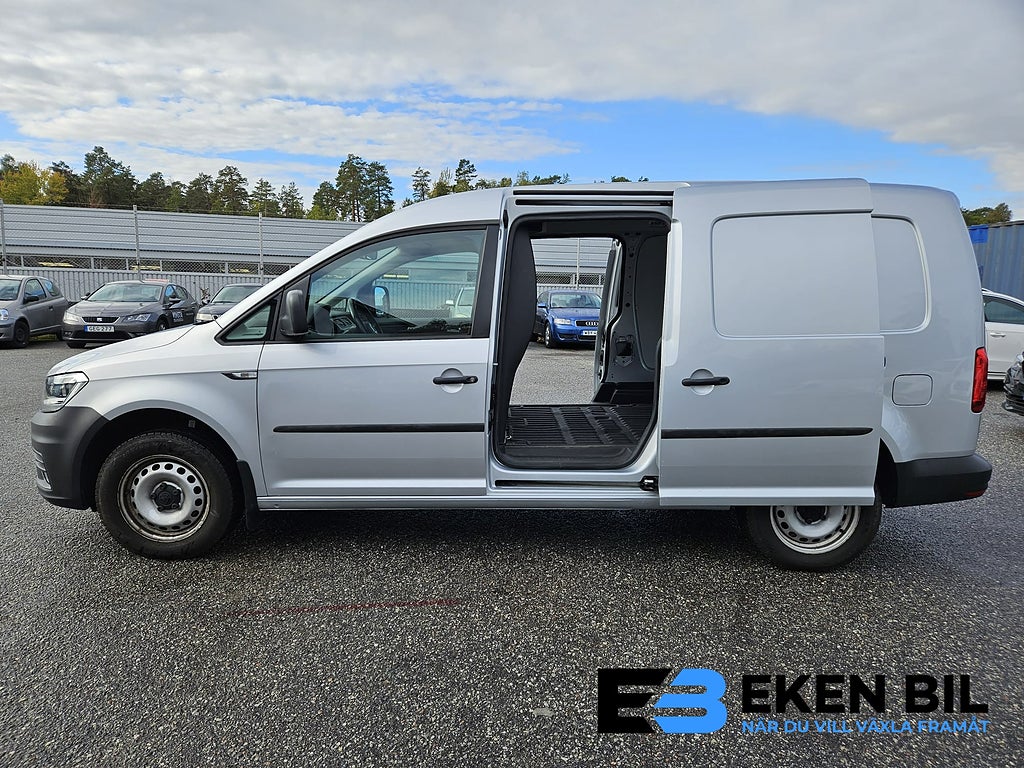 Volkswagen Caddy Maxi 1.4 TGI 2xSidodörr Backkam Motorvärmar