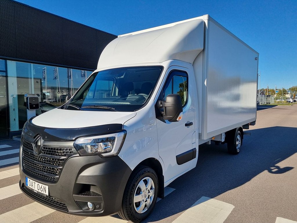 Renault Master Chassi Cab Volymskåp 1800 mil Kamera fjärr lyft Moms