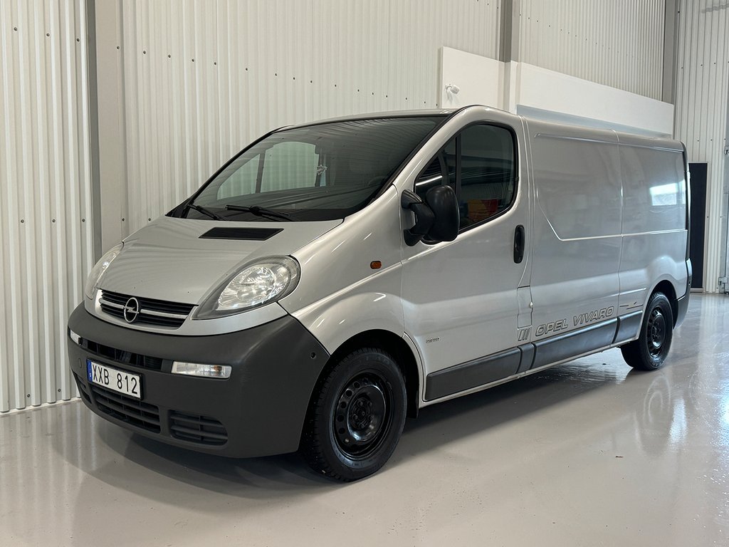 Opel Vivaro Skåpbil 2.9t 1.9 DTI | Drag | Värmare | S&V-hjul