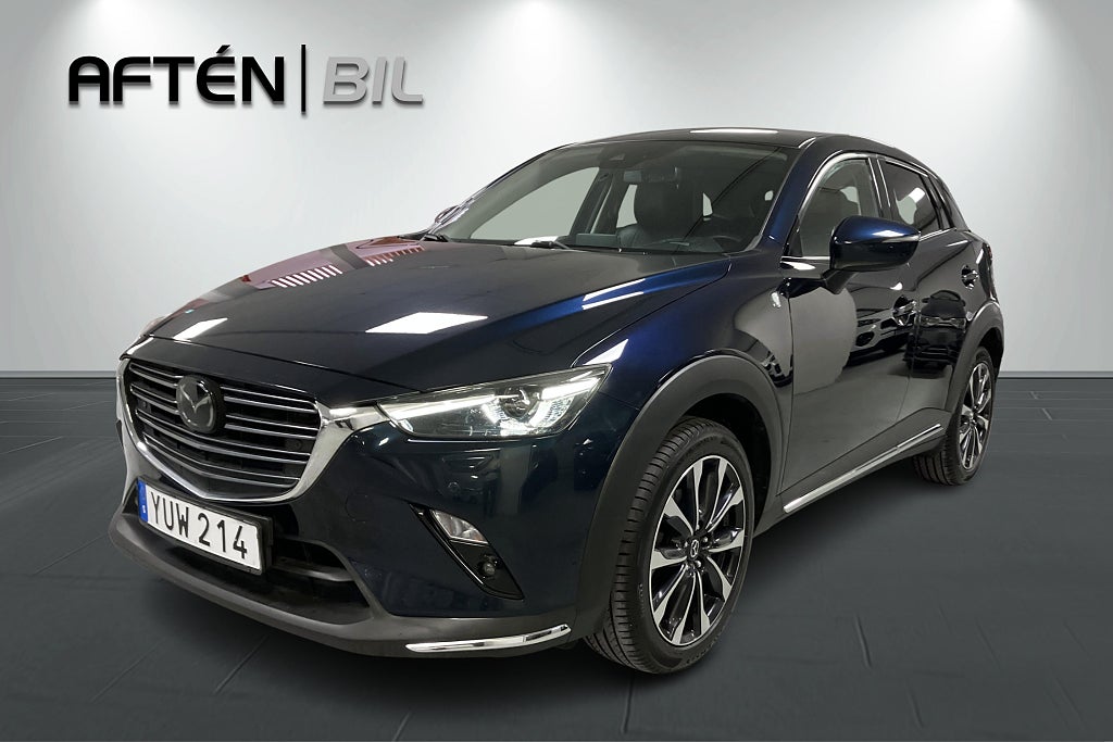 Mazda CX-3 2.0 SKYACTIV-G AWD Optimum,Head up,Navi,Läder,B-kamera