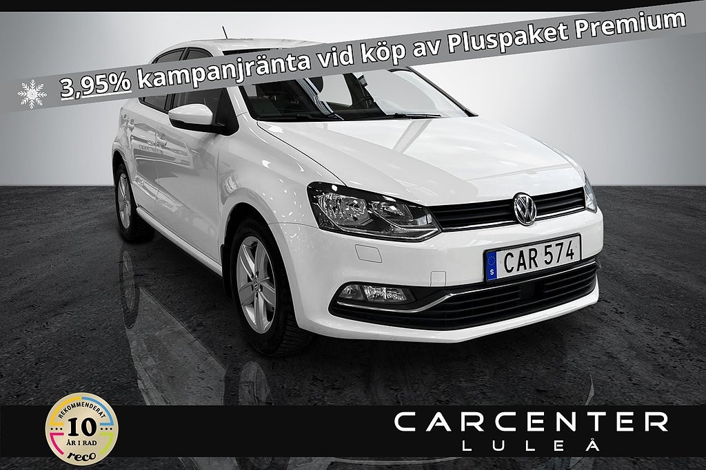 Volkswagen Polo 5-dörrar 1.2 TSI BMT Bluetooth