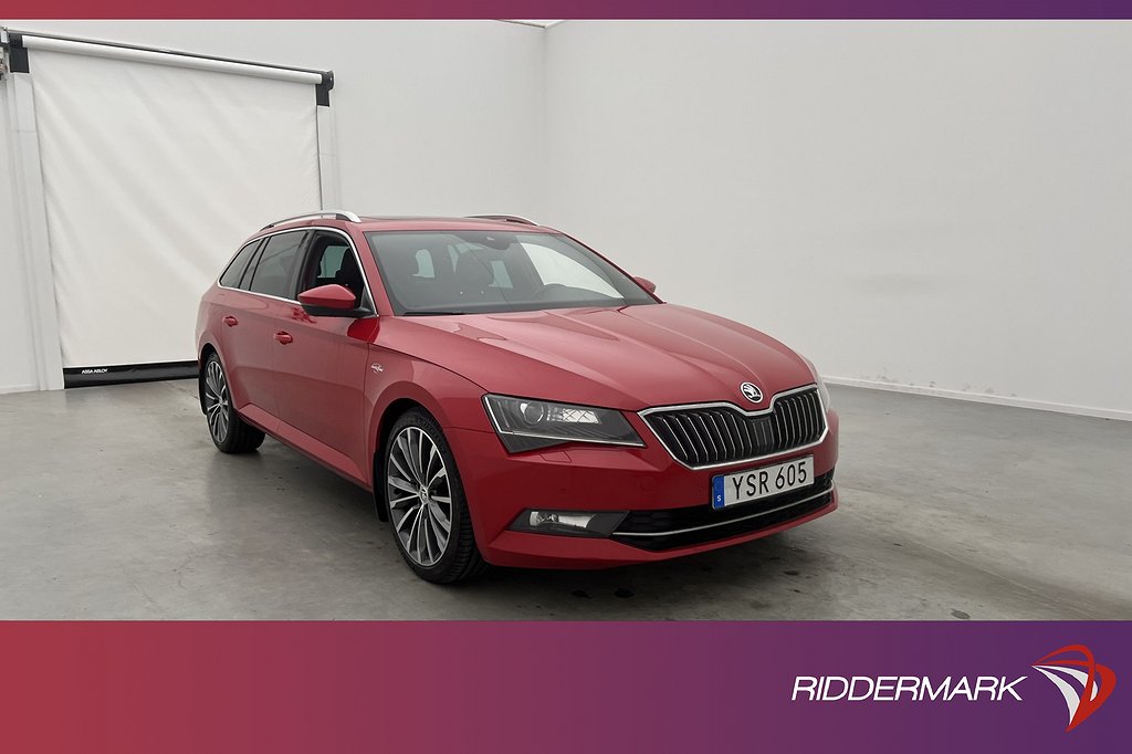 Skoda Superb TDI 4x4 190hk L&K Värm Pano Cockpit Kamera Drag