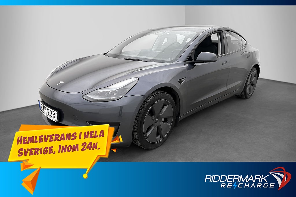 Tesla Model 3 Standard Range Autopilot Rattvärm Sv.Såld MOMS