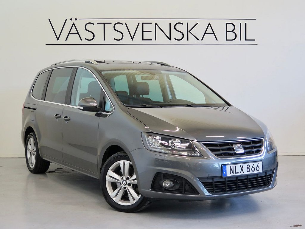 Seat Alhambra 2.0 TDI DSG 184hk 7-sits/Pano/Full Link/1 ägare