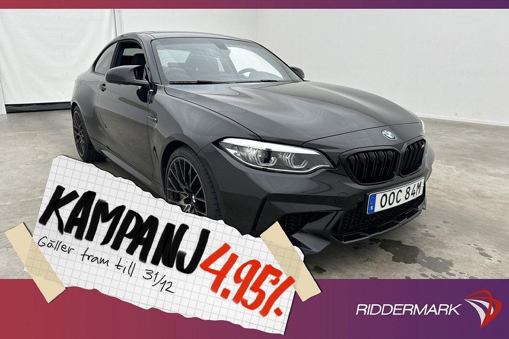 BMW M2 Competition DCT 410hk Taklucka H/K 4,95% Ränta