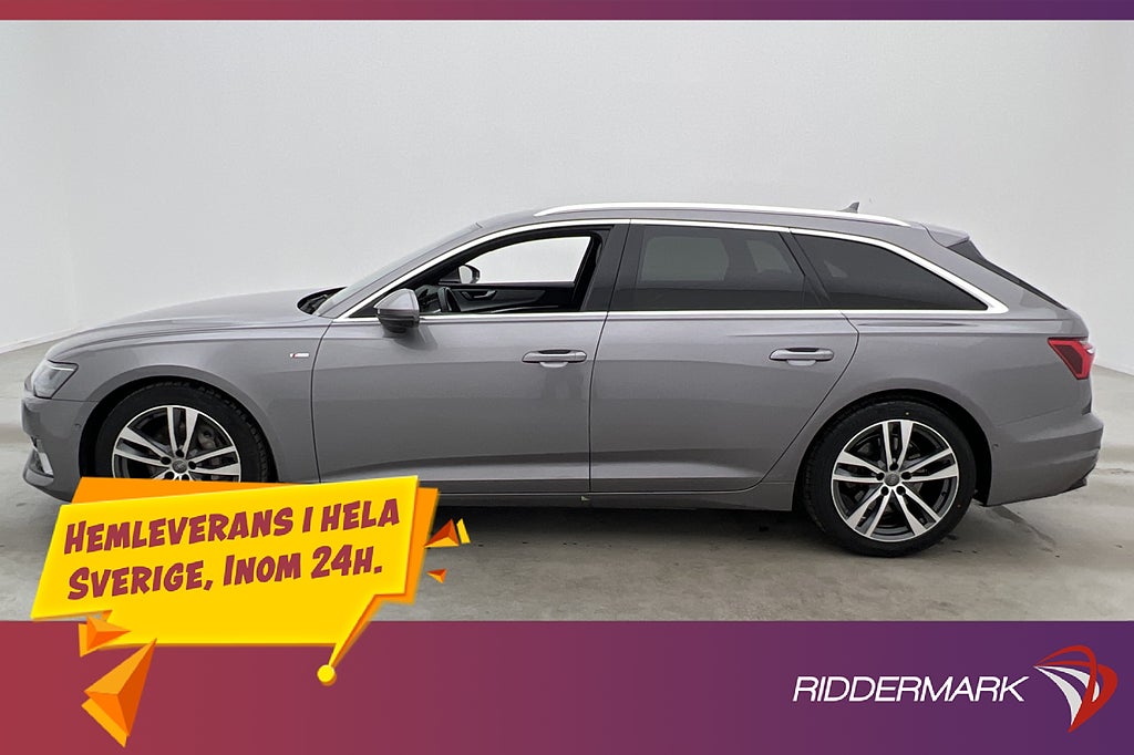 Audi A6 45 TDI 231hk Quattro S-Line Värmare Dragkrok 360°