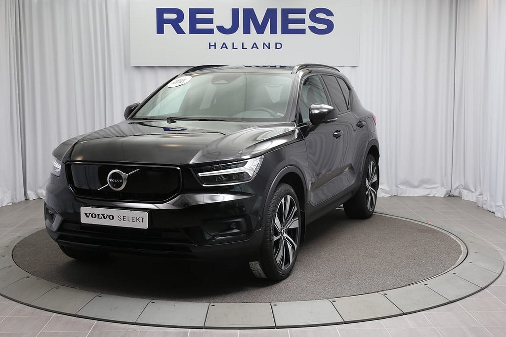 Volvo XC40 P6 Recharge Pro Dragkrok 360' Kamera Panorama