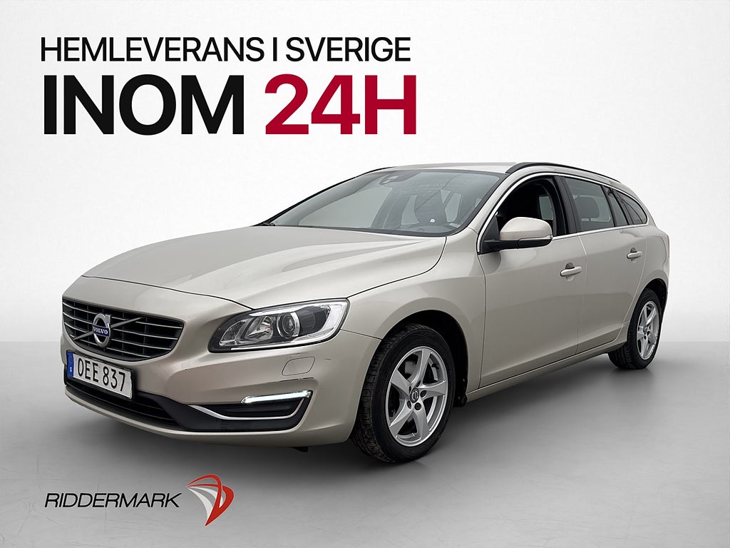 Volvo V60 D3 150hk Momentum Värmare VOC Sensorer Bluetooth