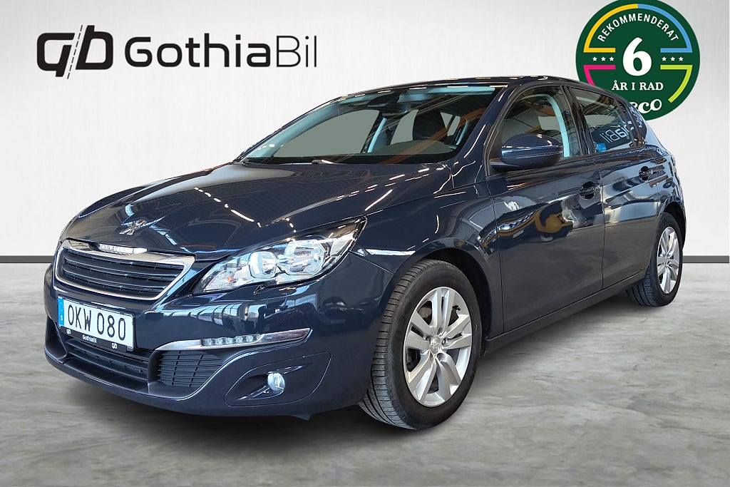 Peugeot 308 1.6 BlueHDi 120 Aut Active Farthållare ACC Ny Kamrem