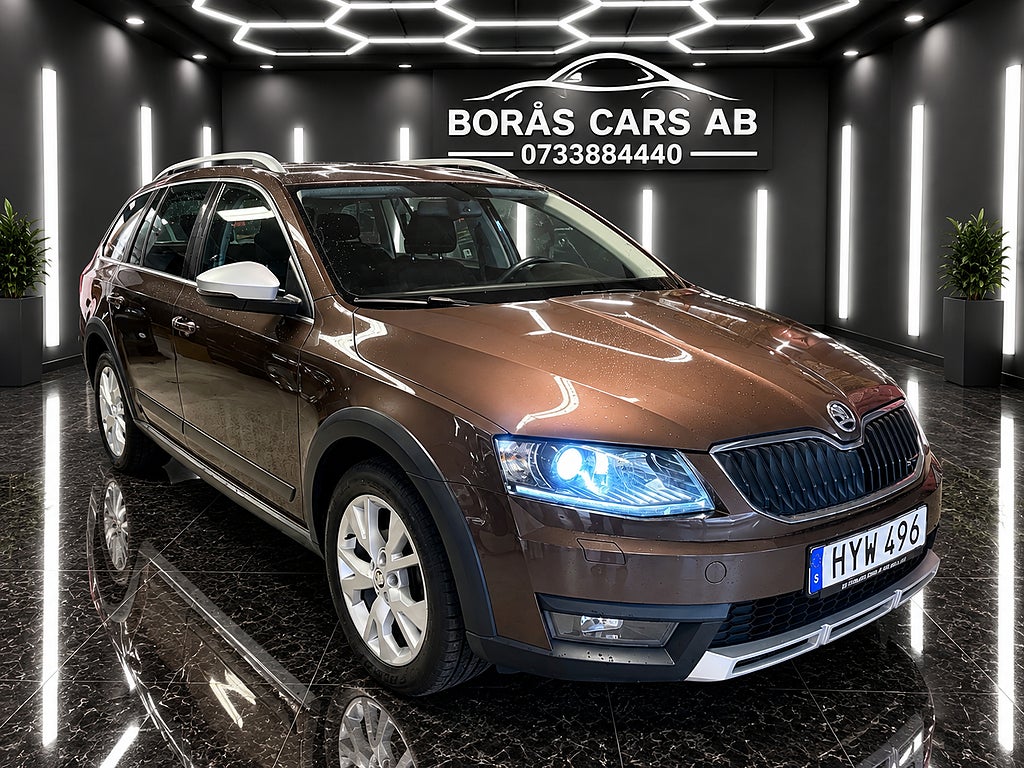 Skoda Octavia Scout 2.0 (150hk)TDI 4x4 Euro6*600kr/mån*Dragkrok 