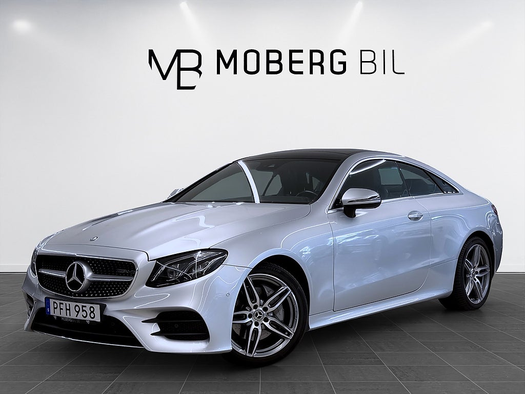 Mercedes-Benz E200 200 Coupé 184hk AMG Line Pano Navi