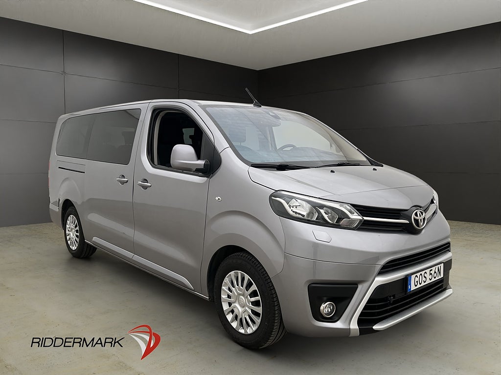 Toyota Proace Verso ExtraLång Värm 2xDörr CARPLAY 9-Sit Moms