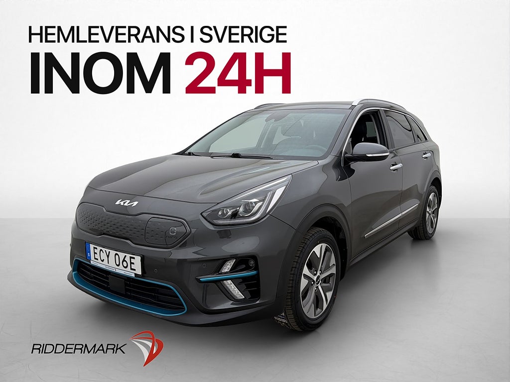 Kia E-Niro 64 kWh Advance Plus Kamera Skinn CarPlay Rattvärm