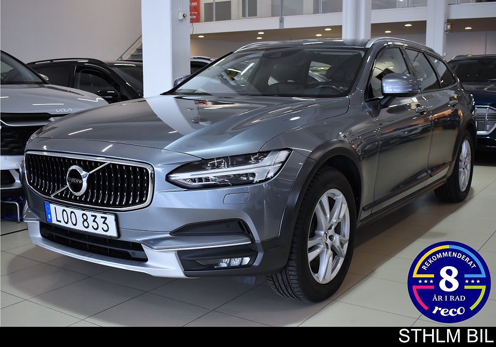 Volvo V90 Cross Country D4 AWD Pro Värm Drag Läder Cockpit Ny kamrem/Nyservad