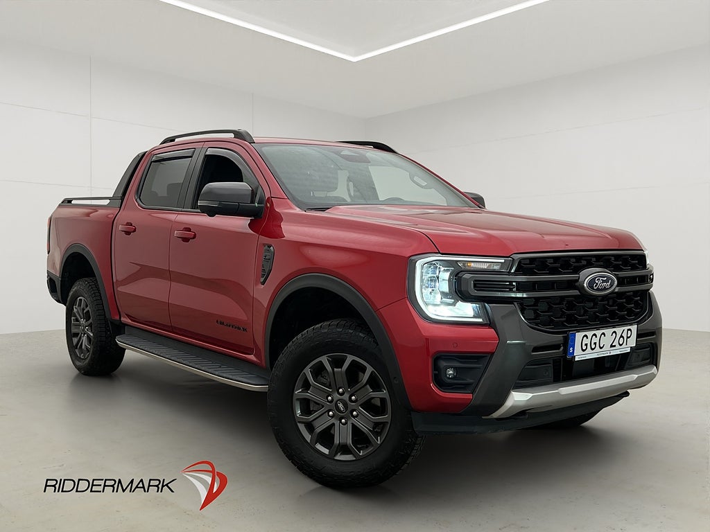 Ford ranger Wildtrak e-4WD Värm Cockpit Drag Skinn B&O MOMS