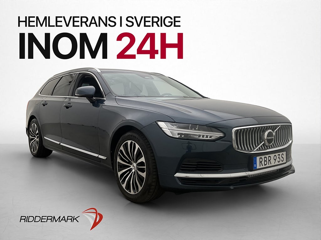Volvo V90 Recharge T6 AWD Core Edt Kamera Skinn Drag MOMS