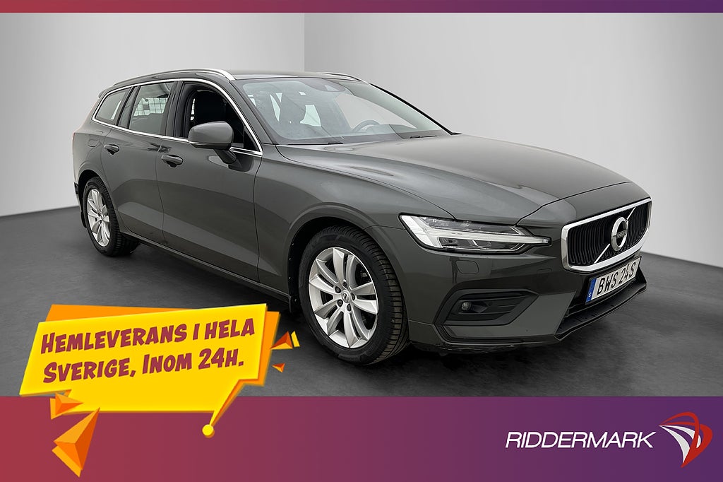 Volvo V60 B4 197hk Momentum H/K Kamera Drag Värmare CarPlay