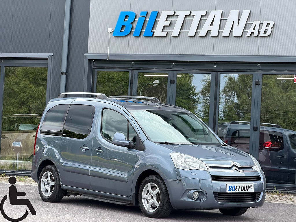 Citroën Berlingo Kombi 1.6 HDiF|Handikappanpassad|Golvsänkt|Ramp|Värmare