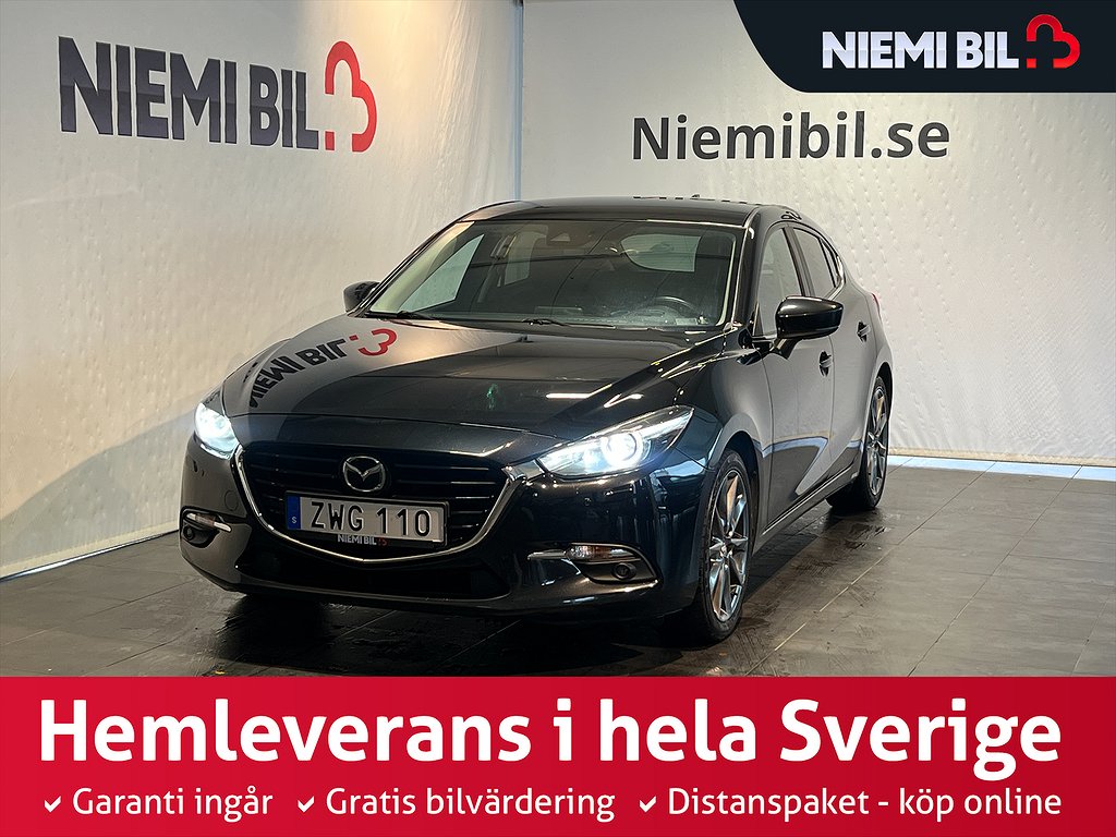 Mazda 3 Sport 2.0 Optimum Kamera/BOSE/10års garanti/Navi/S&V