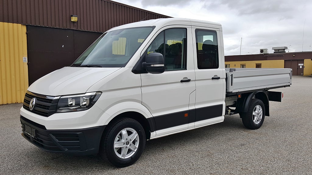 Volkswagen crafter 2.0TDI Dubbelhytt 7-sits Chassi Flak 2,7m