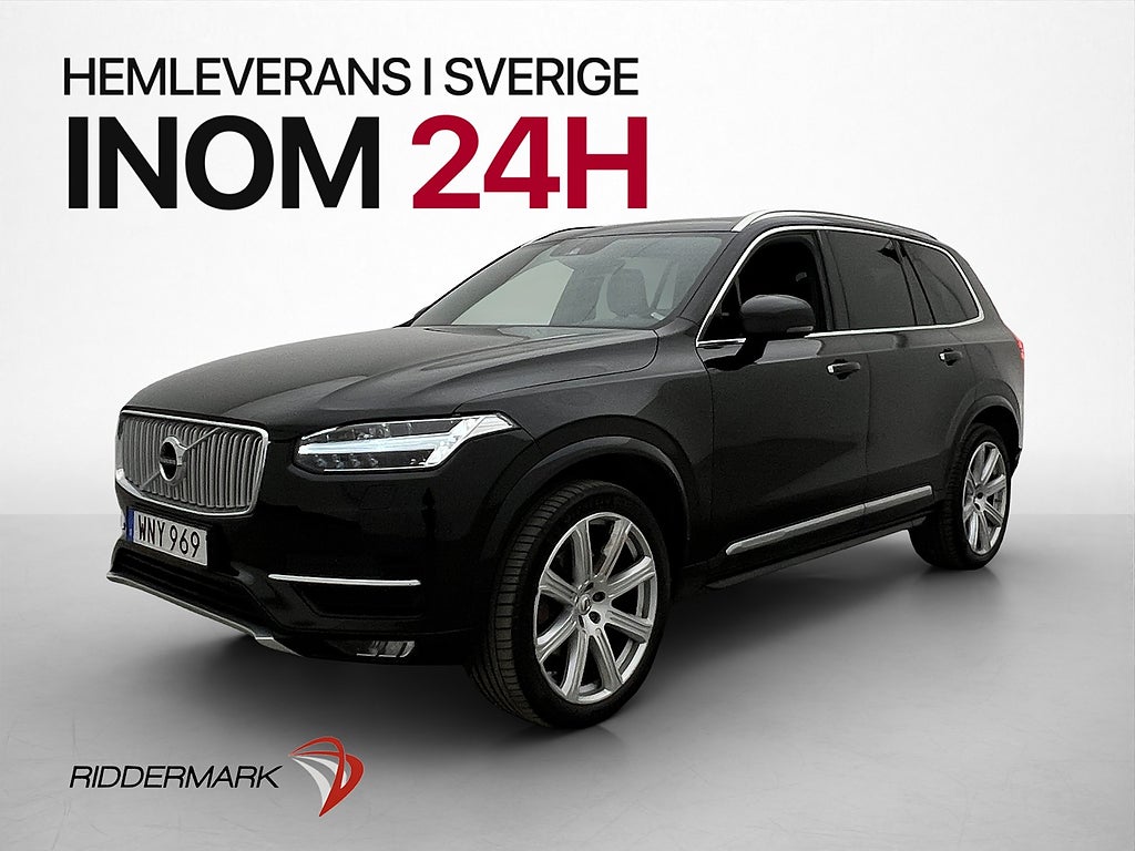 Volvo XC90 D5 AWD Inscription 7-Sits VOC Rattvärme Navi Drag