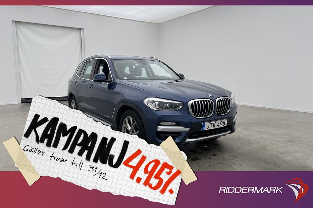 BMW X3 xDrive20d X-Line Cockpit Sensorer Rattvär 4,95% Ränta