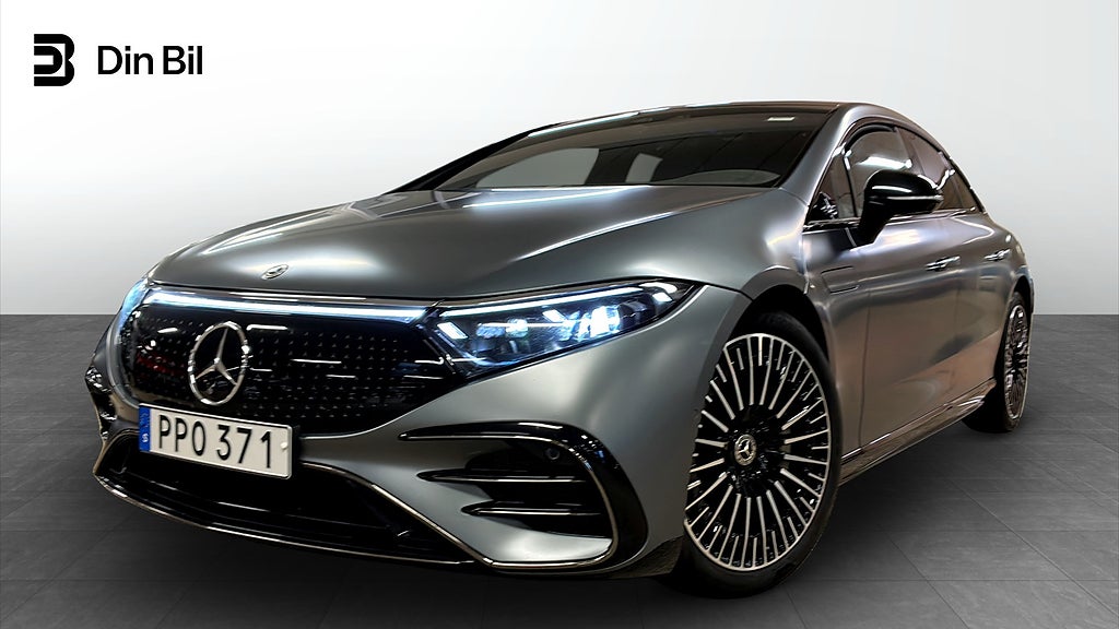 Mercedes-Benz EQS 580 4Matic 524hk/AMG Line/Mkt utrustning/S+V-Hjul