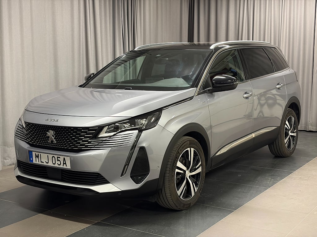 Peugeot 5008 GT PT 130 AUT 7-sits Inkl. Mot.Baklucka Dragkrok V-Hjul