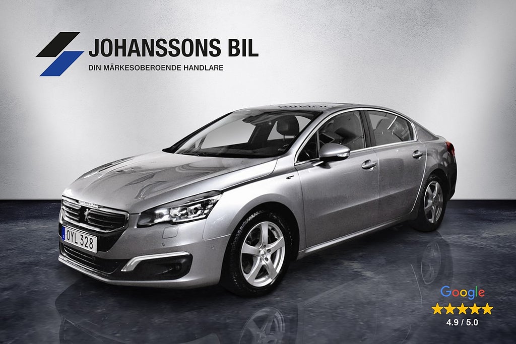 Peugeot 508 2.0 GT-Line Automat 180hk M&K-Värmare Kamera