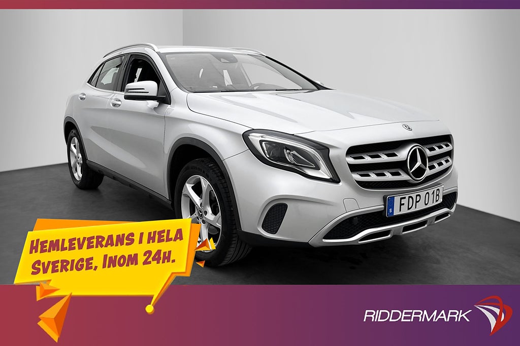 Mercedes-Benz GLA 200 156hk Dragkrok Kamera Navi Halvskinn