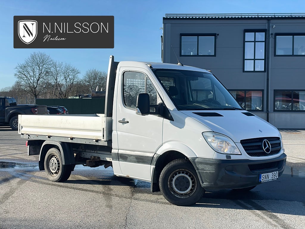 Mercedes-Benz Sprinter 316 CDI 163hk Chassi Flak Drag Nybess 3-sits MOMS